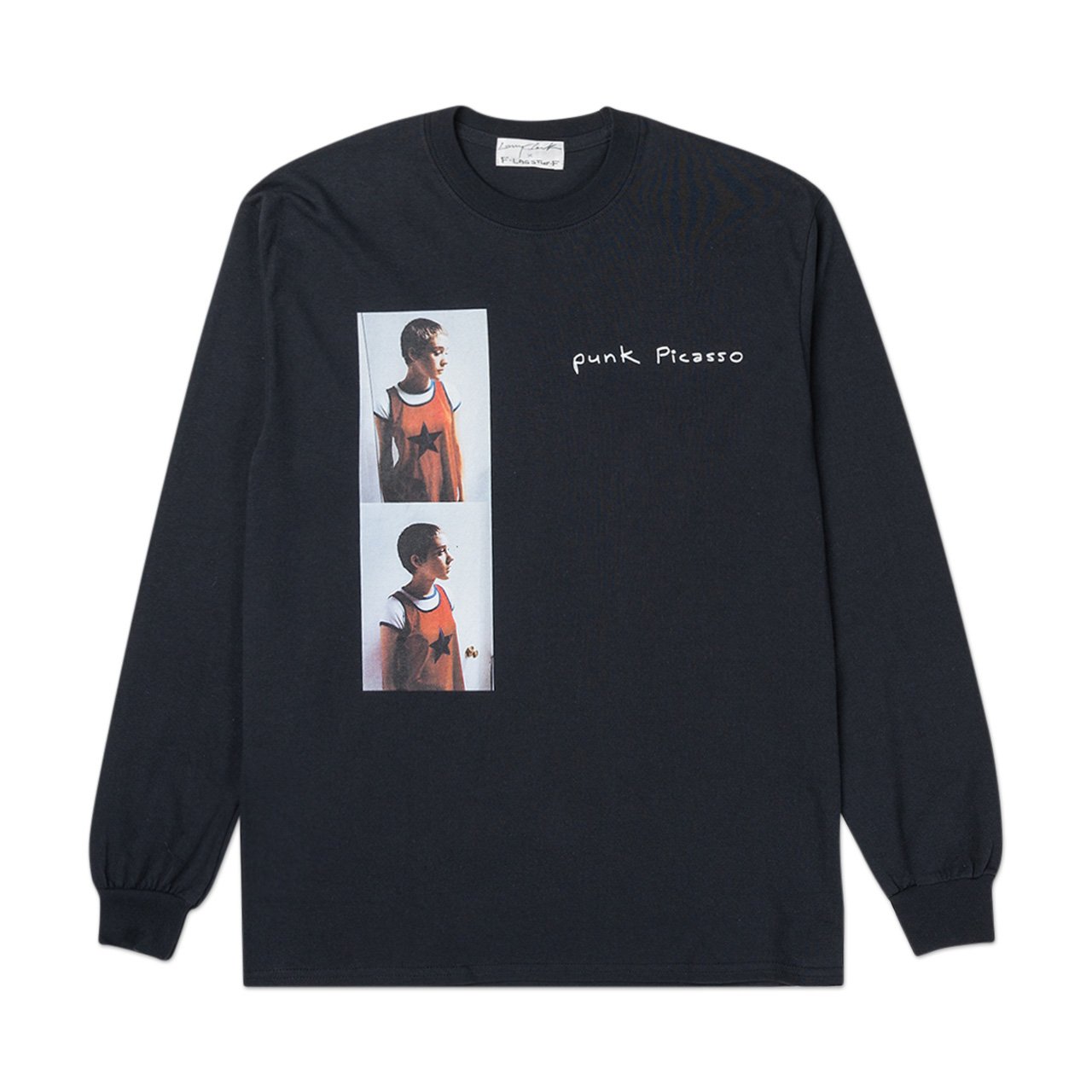 flagstuff x larry clark l/s t-shirt (black) - 19aw-fsxlc-05-blk - a.plus - Image - 1