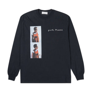 flagstuff x larry clark l/s t-shirt (black) - 19aw-fsxlc-05-blk - a.plus - Image - 1