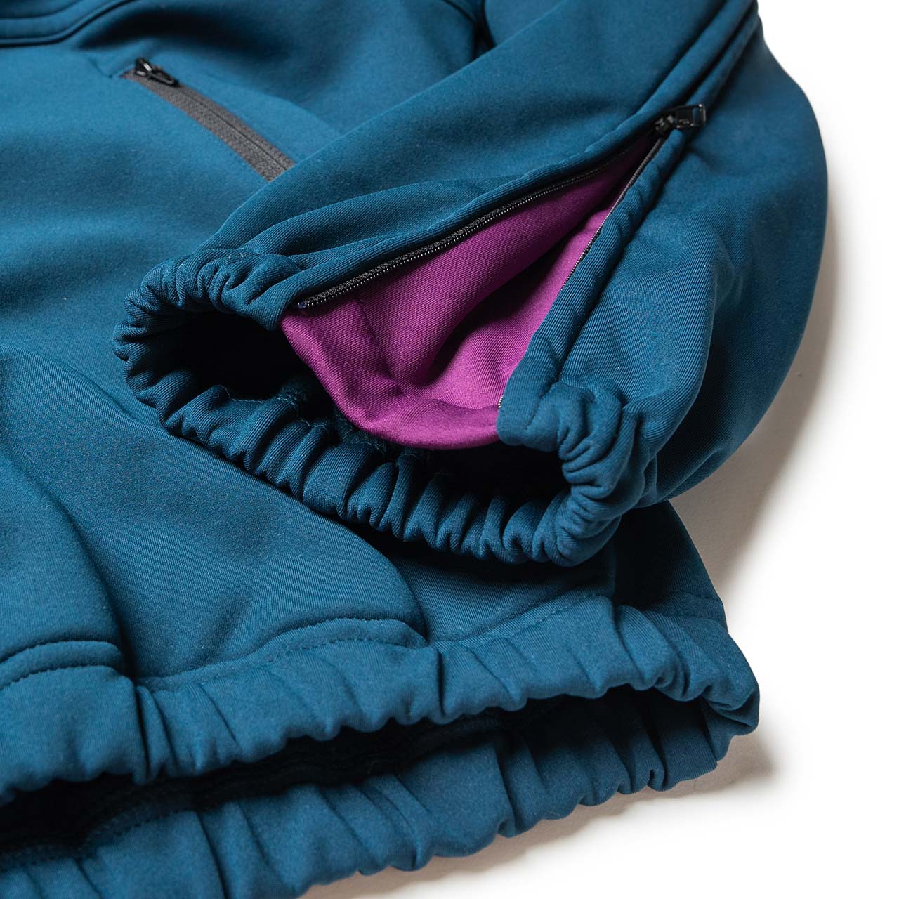 flagstuff track jeasey jacket (petrol / purple) - 19aw-fs-15 - a.plus - Image - 6