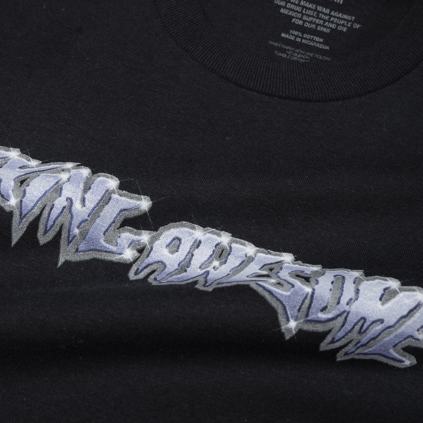 fucking awesome chrome l/s tee (black) - p704019-002 - a.plus - Image - 3