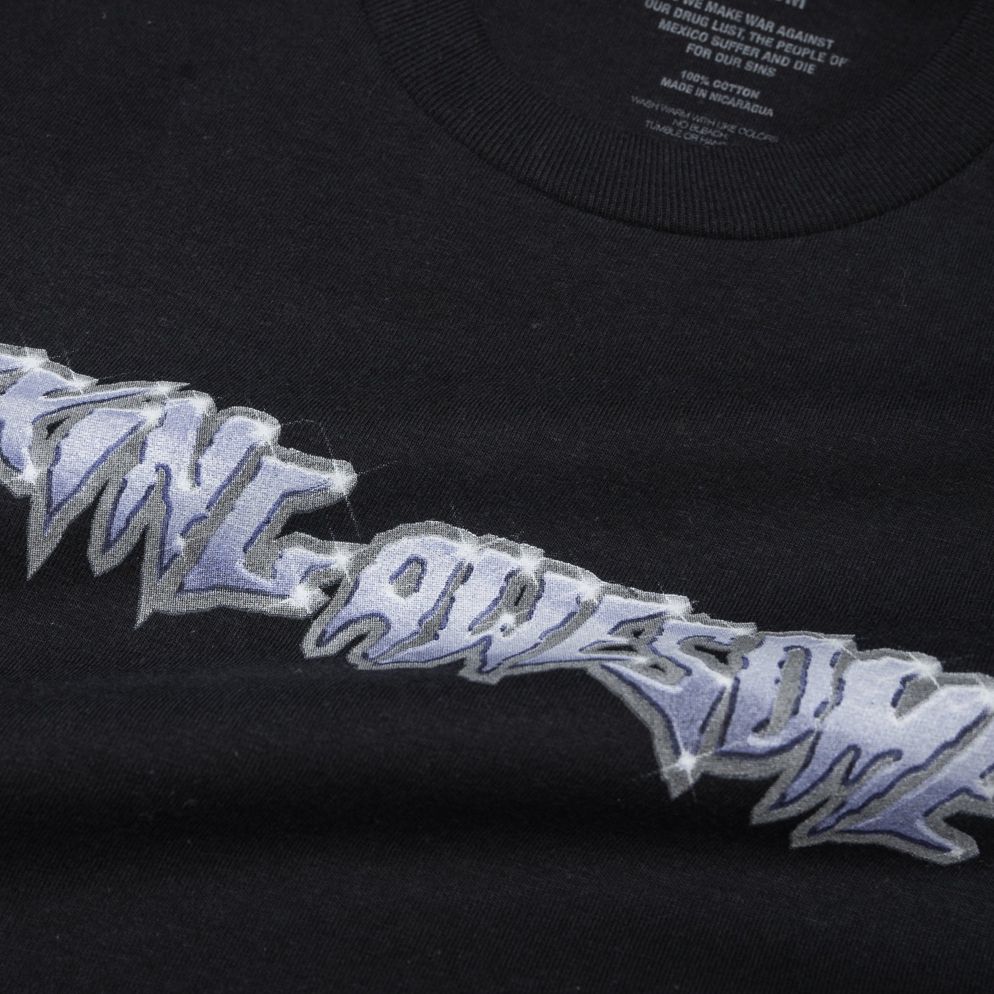 fucking awesome chrome l/s tee (black) - p704019-002 - a.plus - Image - 3