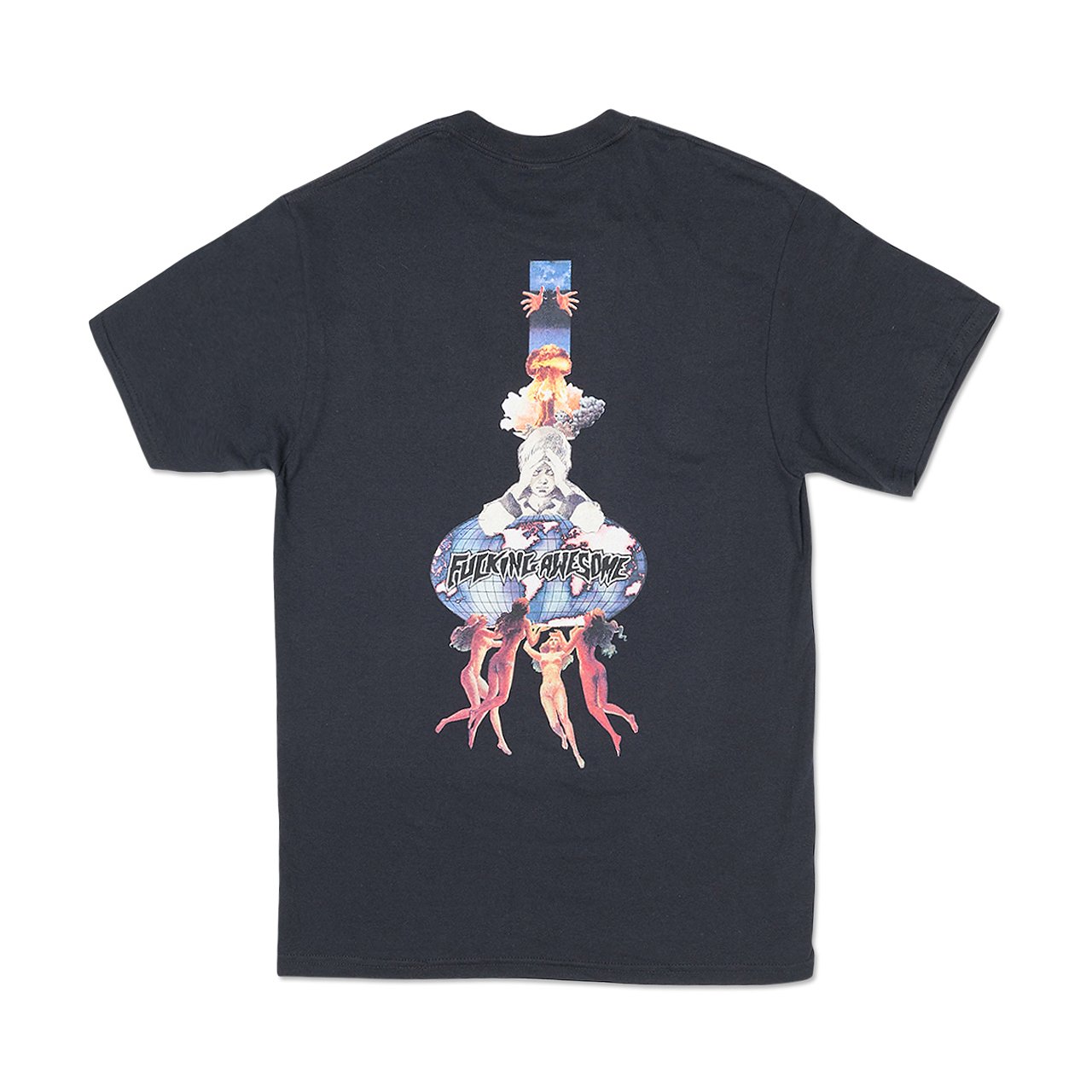 fucking awesome world kid tee (black) - p704065-002 - a.plus - Image - 2