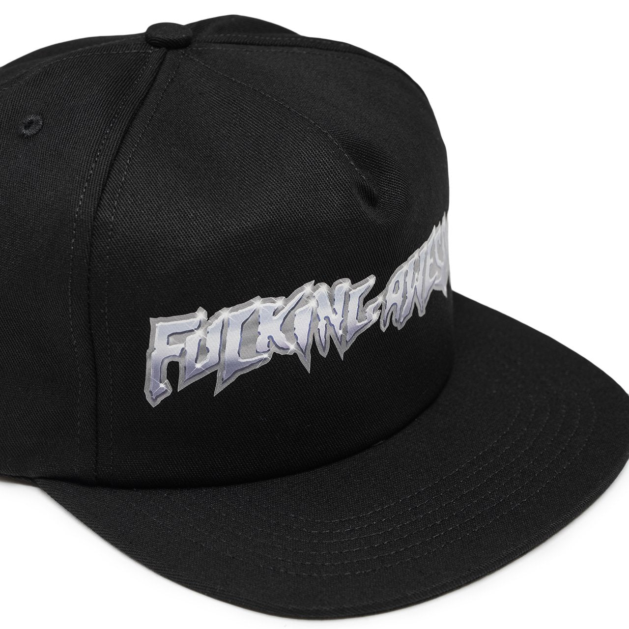 fucking awesome chrome 5-panel cap (black) - p704086 - a.plus - Image - 2