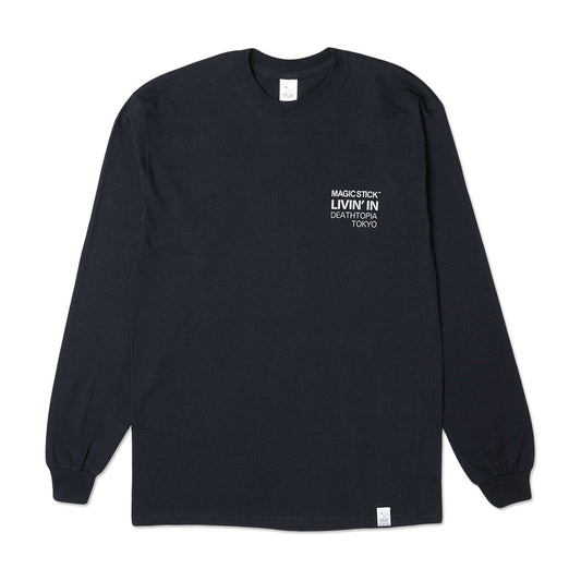 magic stick olympia l/s tee (black / 3m) - 19fw-ms9-043 - a.plus - Image - 1