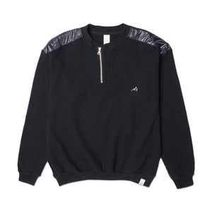 magic stick mil waffle zip crew (black) - 19fw-ms10-049 - a.plus - Image - 1