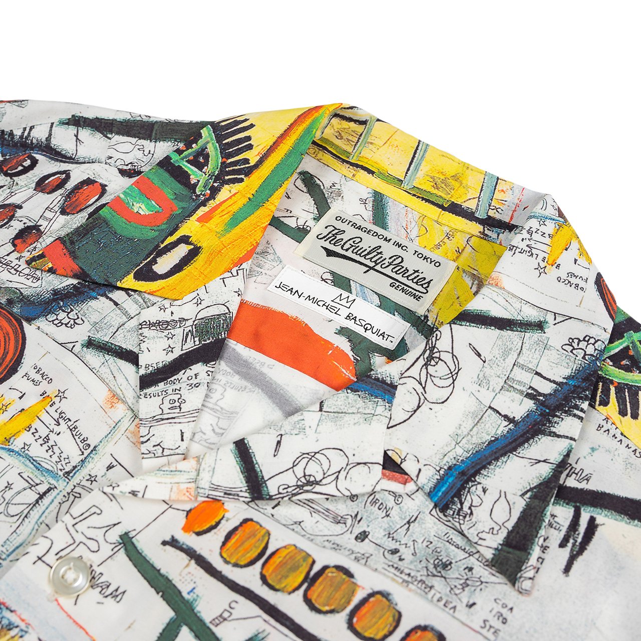 wacko maria jean-michel basquiat / s/s hawaiian shirt (type-2) (multi) - basquiat-wm-hi02 - a.plus - Image - 3