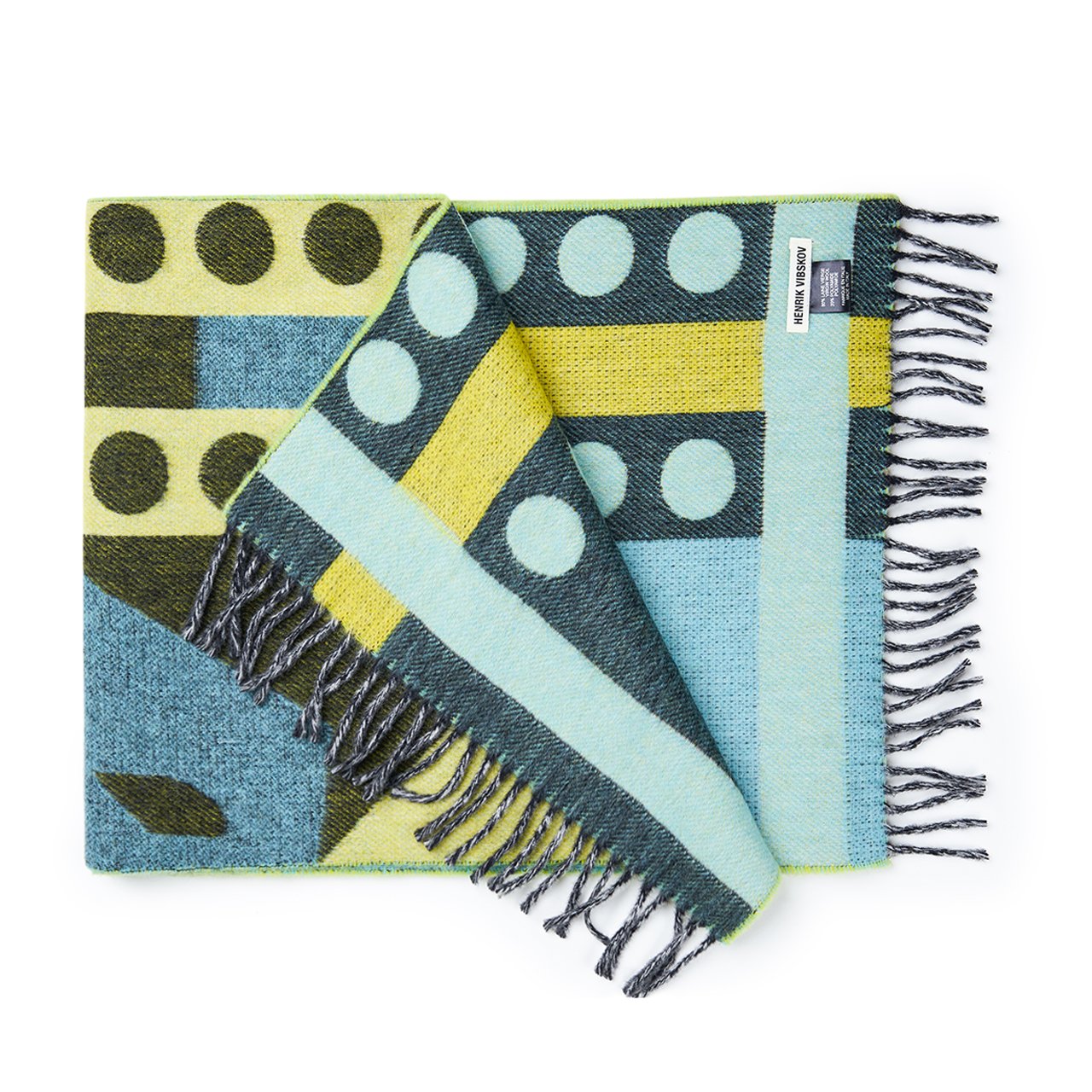 henrik vibskov scarf family (green) - a906 - a.plus - Image - 3