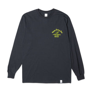magic stick happy ending club merch ls tee (black) - 19fw-ms8-026 - a.plus - Image - 1
