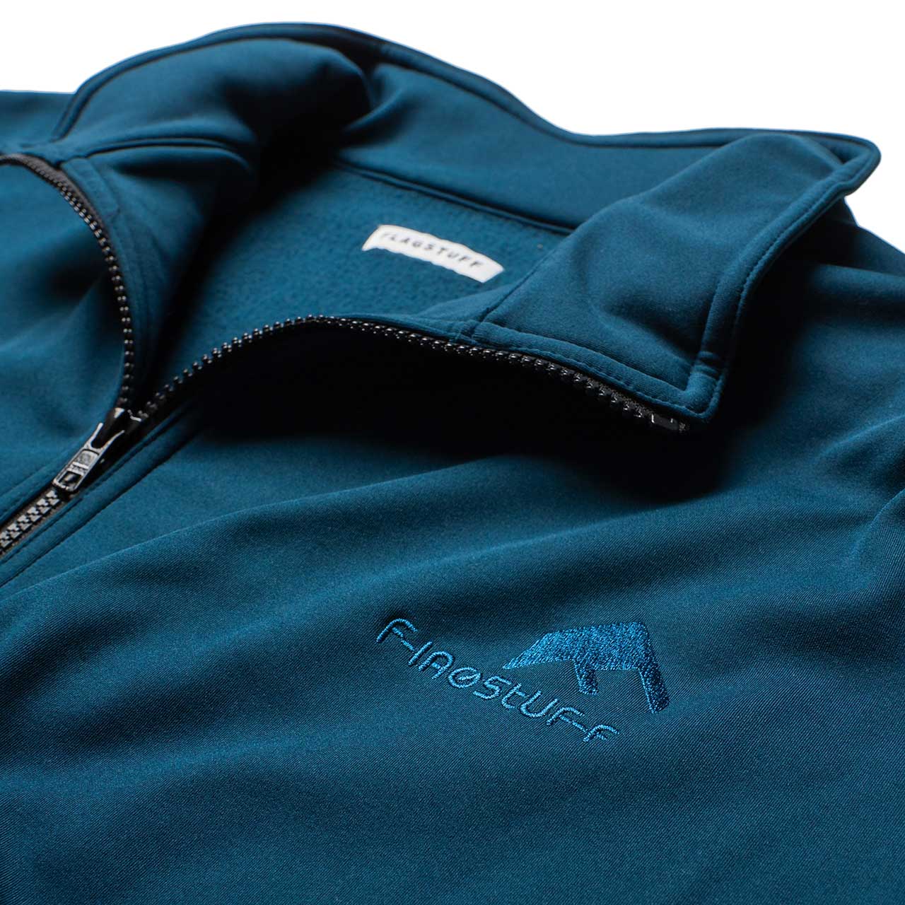 flagstuff track jeasey jacket (petrol / purple) - 19aw-fs-15 - a.plus - Image - 4