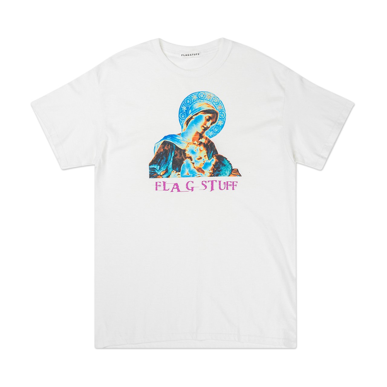 flagstuff "wish" t-shirt (white) - 19aw-fs-55 - a.plus - Image - 1