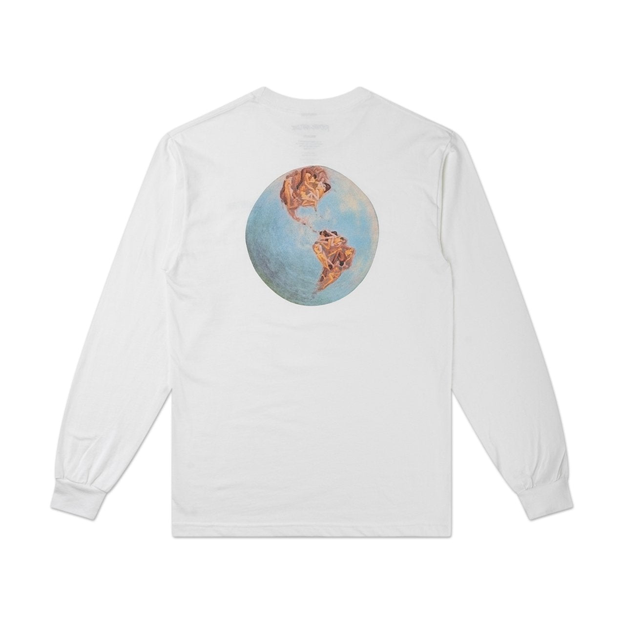 fucking awesome world fucking l/s tee (white) - p705248-002 - a.plus - Image - 2
