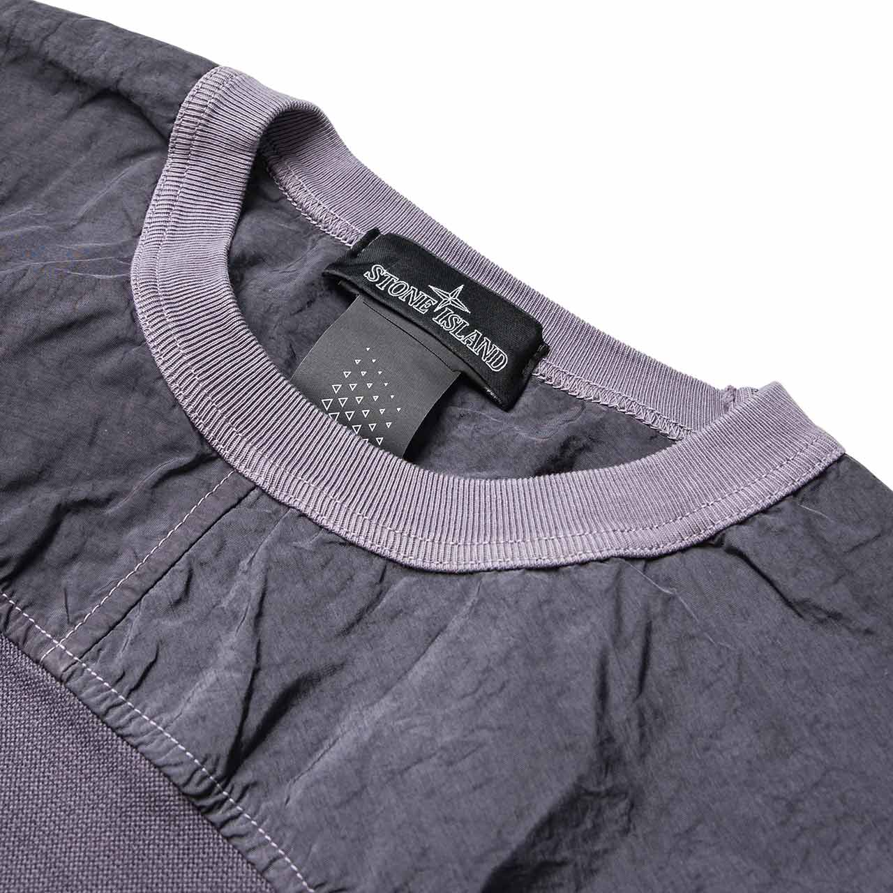 stone island shadow project pique fleece crewneck (grey) - 721960507.v0063 - a.plus - Image - 5