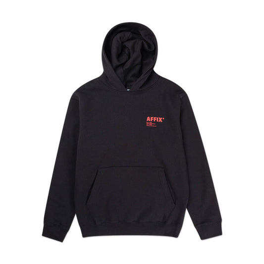 affix standardised logo hoodie (black) - aw20ho01-blk - a.plus - Image - 1