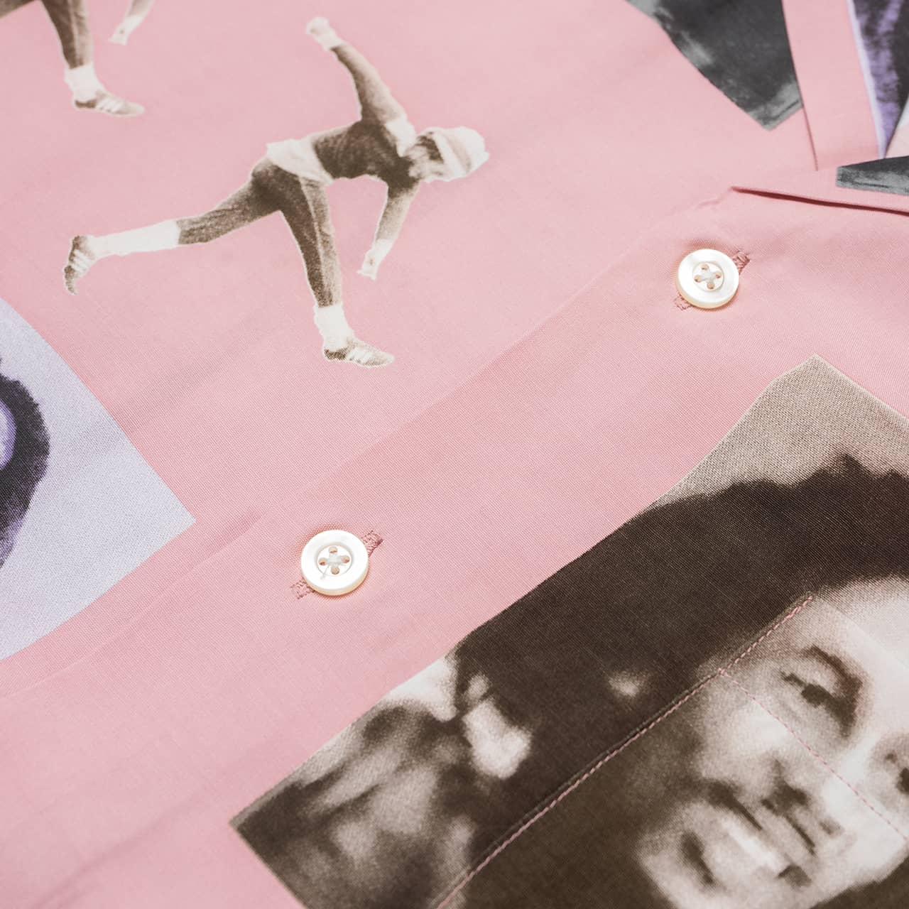 wacko maria x bob marley hawaiian s/s shirt (pink) - bobmarley-wm-hi02 - a.plus - Image - 3