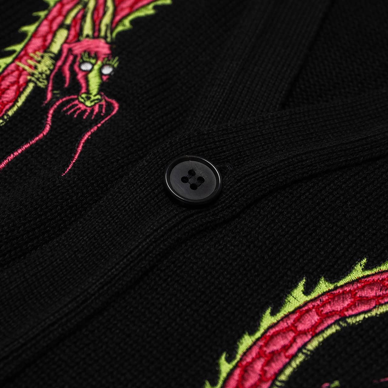 wacko maria classic cardigan (type-4) (black) - 19ss-wmk-kn05 - a.plus - Image - 4