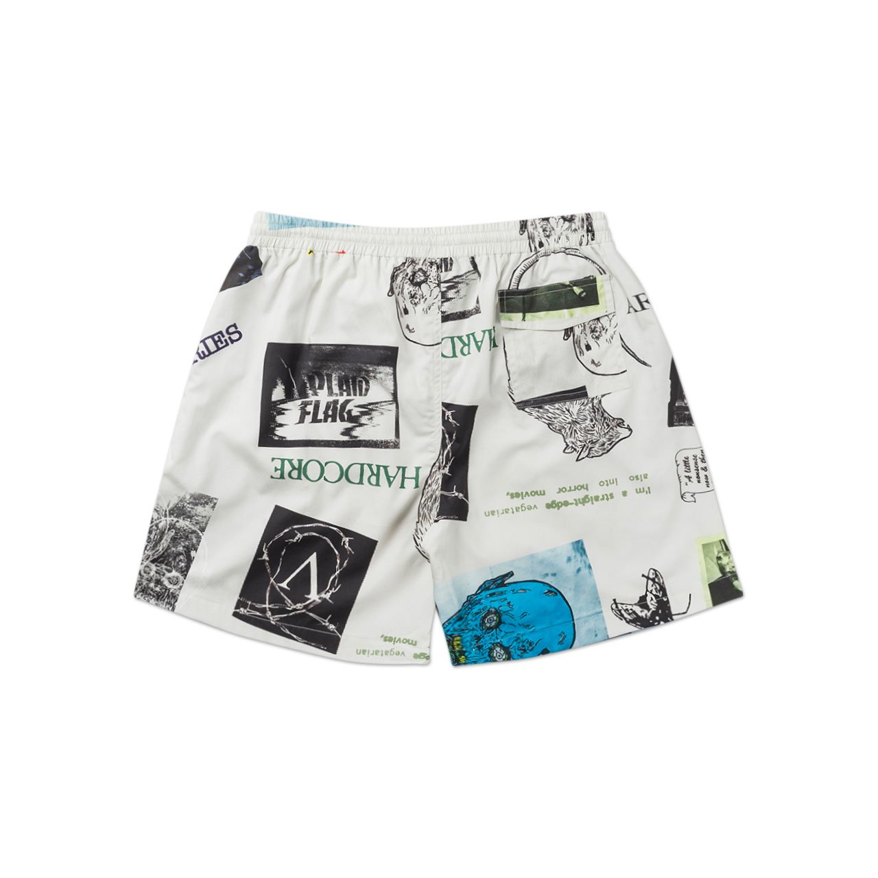 aries thrasher board shorts (white) - sqar30103 - a.plus - Image - 2