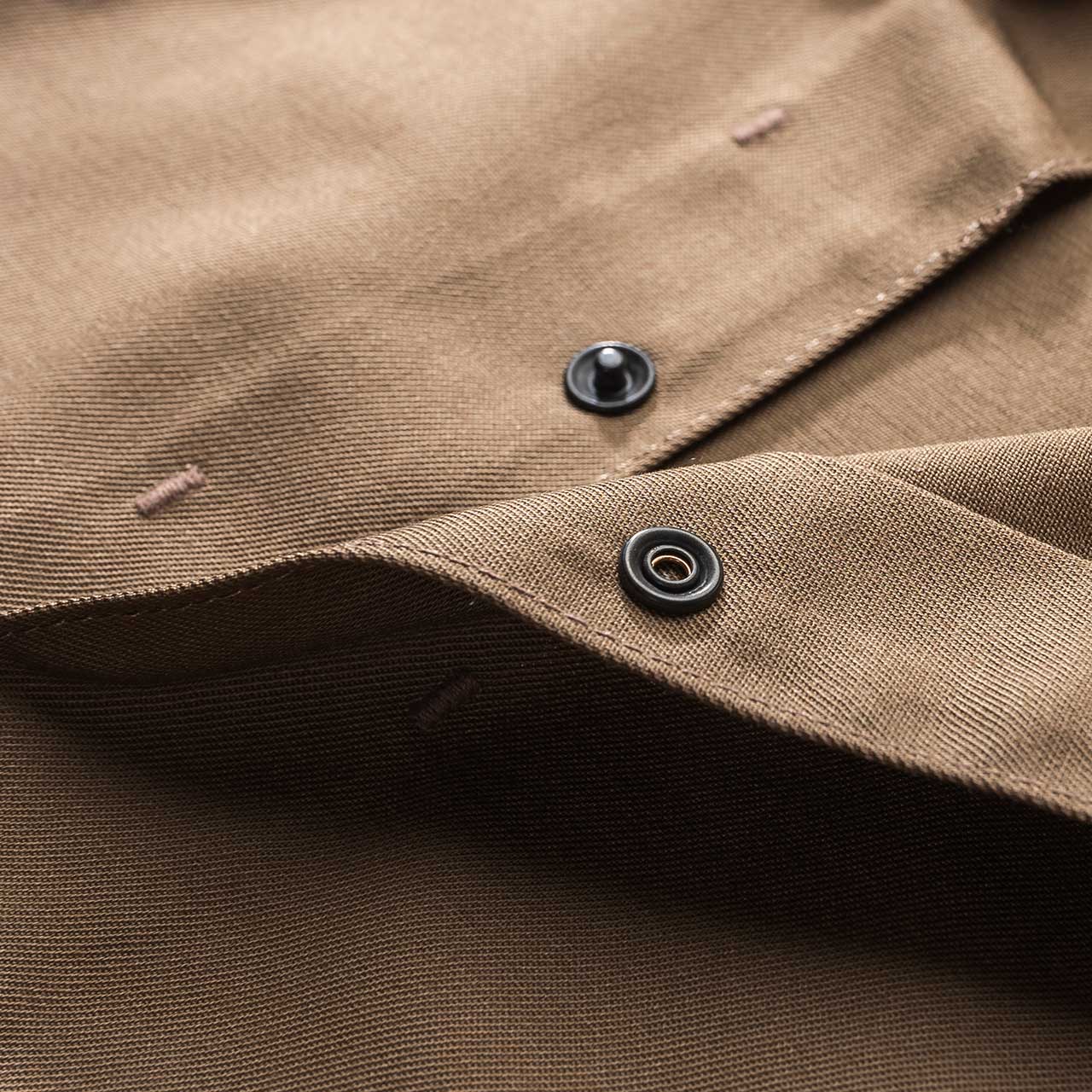 affix duo-tone work shirt (tan / black) - aw20t03 - a.plus - Image - 5