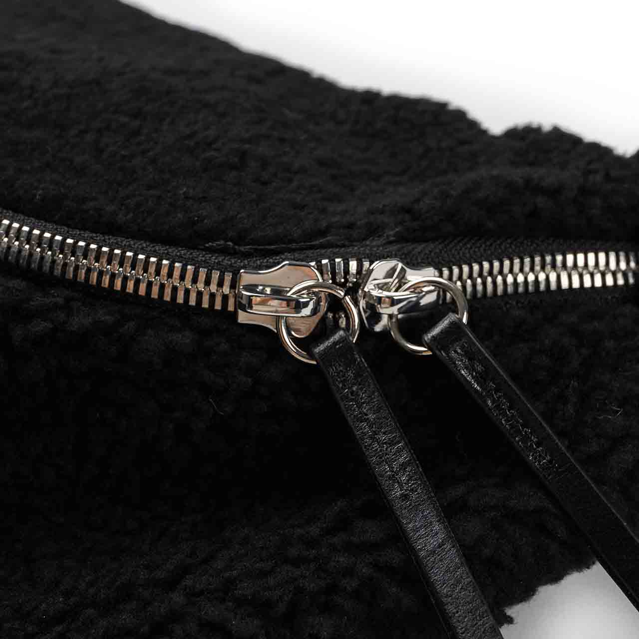 aries sheepskin elis bag (black) - spar10002 - a.plus - Image - 4