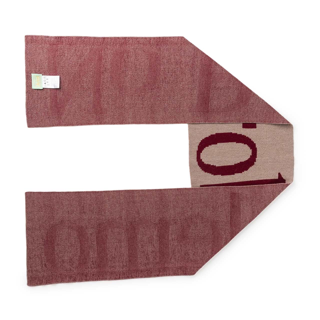 aries no problemo scarf (beige / red) - fqar90022-beige - a.plus - Image - 2