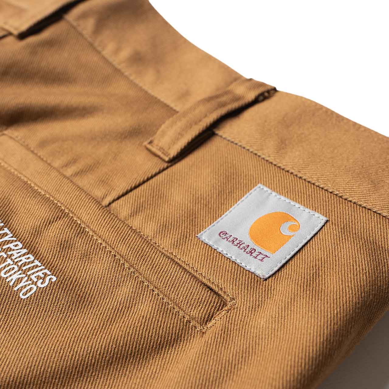 carhartt wip x wacko maria skate pant (brown) - i028229.0d9.00.03 - a.plus - Image - 3