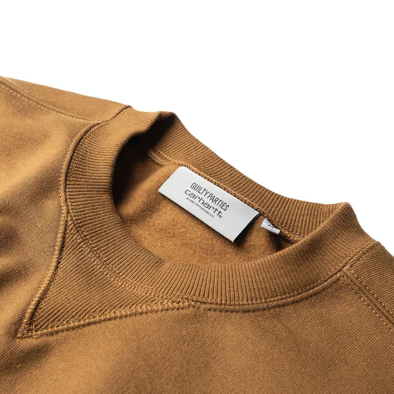 carhartt wip x wacko maria american script sweatshirt (brown) - i028250.0d9.00.03 - a.plus - Image - 4