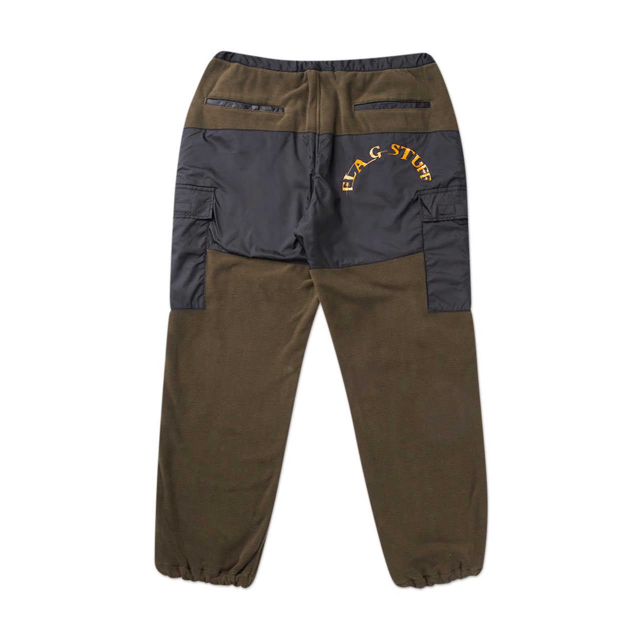 flagstuff fleece pants (olive / black) - 19aw-fs-30 - a.plus - Image - 2