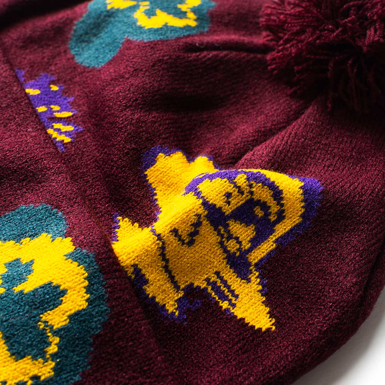 fucking awesome botanical ball beanie (maroon) - p706134 - a.plus - Image - 4