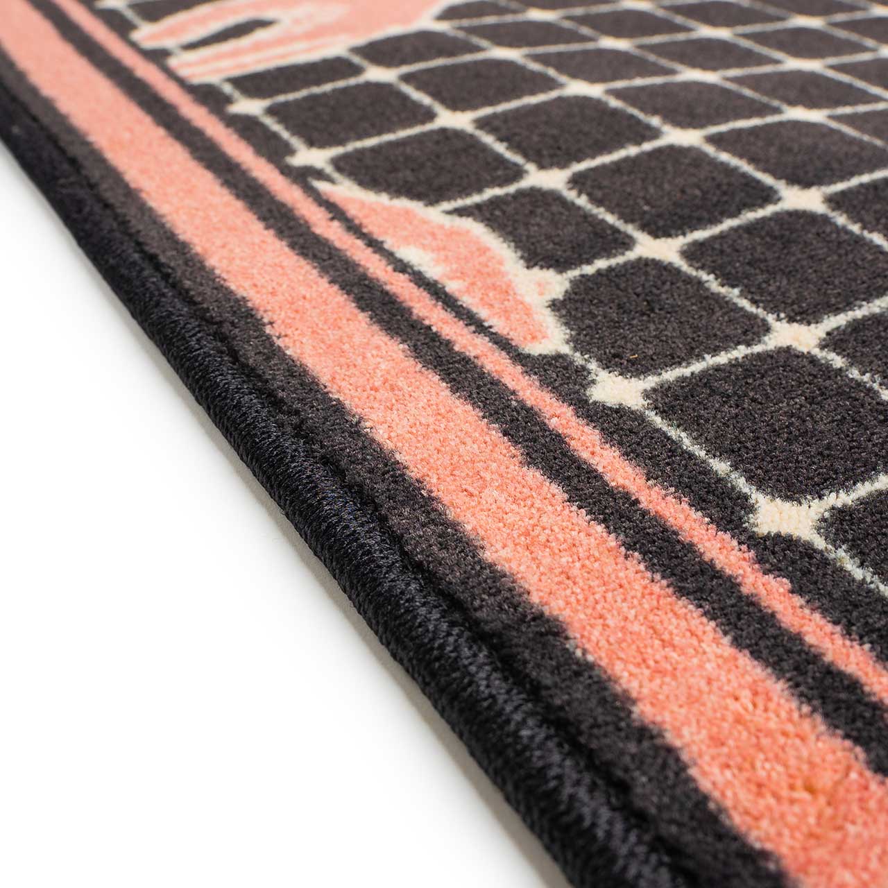 henrik vibskov hands / chess carpet (black / white / pink) - aw20-a916 - a.plus - Image - 2