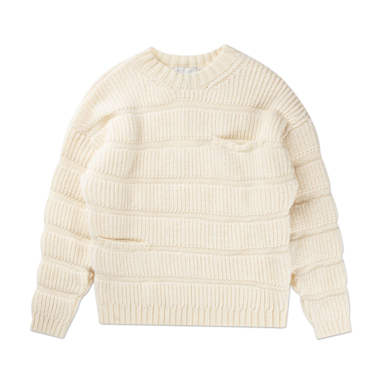 henrik vibskov chunky tubes knit (whisper white) - aw20-m702 - a.plus - Image - 1