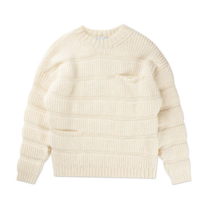 henrik vibskov chunky tubes knit (whisper white) - aw20-m702 - a.plus - Image - 1