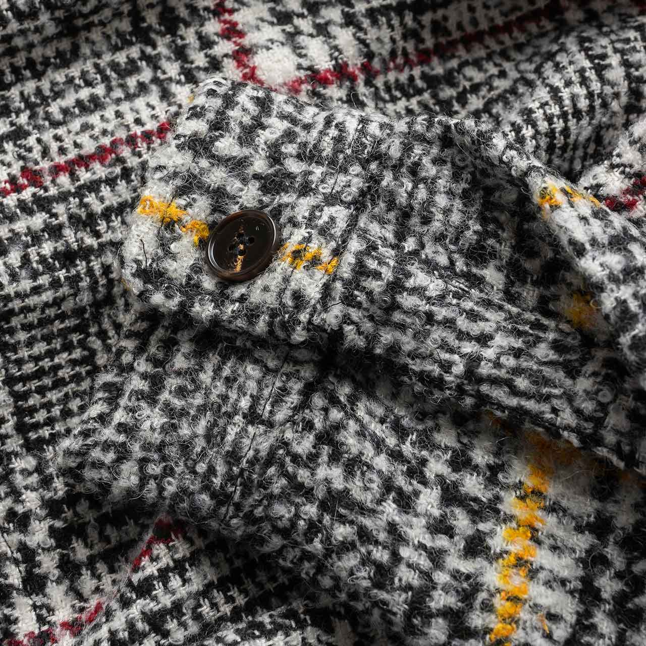 fucking awesome heavy flannel over shirt (black / red) - p704865-002 - a.plus - Image - 5