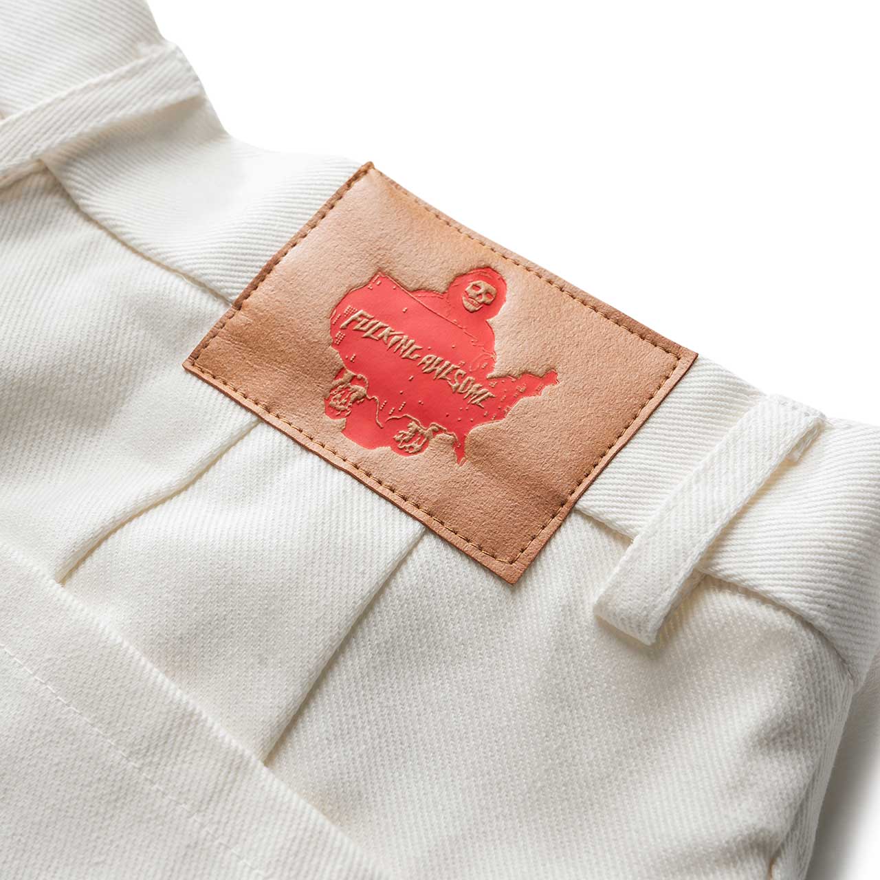 fucking awesome baggy denim trouser (white) - p704878 - a.plus - Image - 6