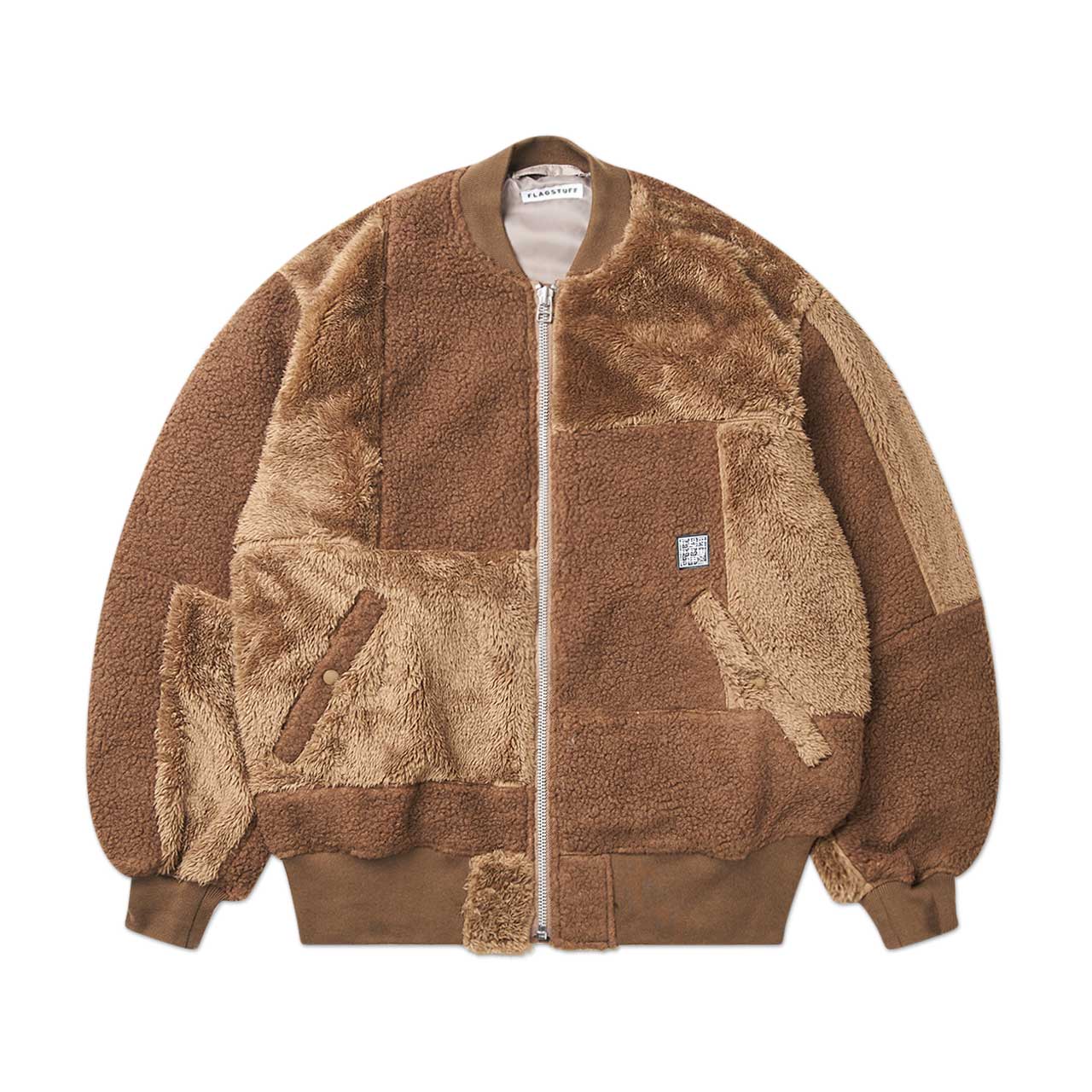 flagstuff patchwork boa ma-1 (beige) - 20aw-fs-05 - a.plus - Image - 1