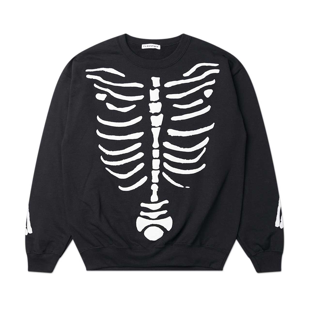 flagstuff "bone" sweat (black) - 20aw-fs-67 - a.plus - Image - 1