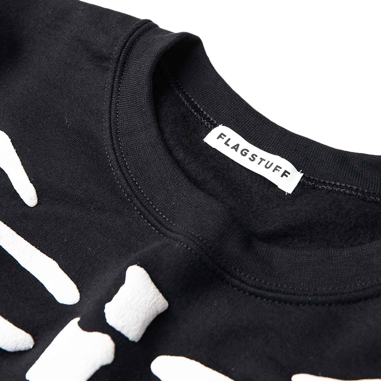 flagstuff "bone" sweat (black) - 20aw-fs-67 - a.plus - Image - 3