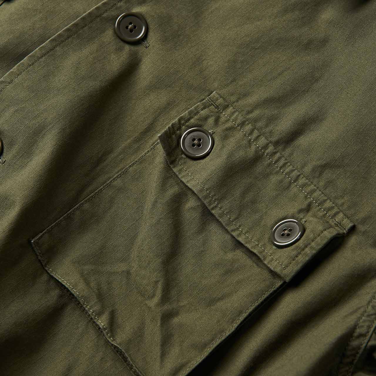 wacko maria army shirt (type-2) (khaki) - 20fw-wmo-ml26 - a.plus - Image - 4