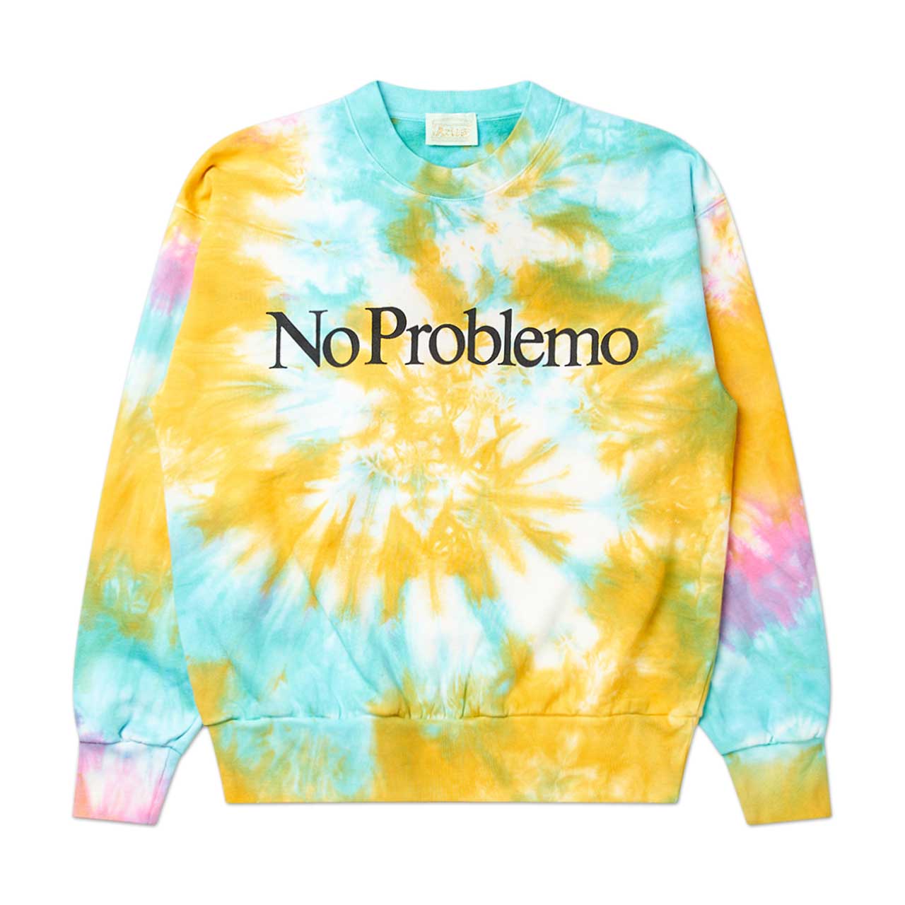 aries no problemo tie dye sweatshirt (multi) - sqar20004 - a.plus - Image - 1