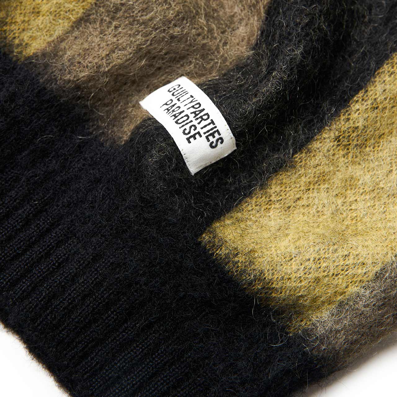 wacko maria striped mohair cardigan (beige) - 20fw-wmk-kn11 - a.plus - Image - 4