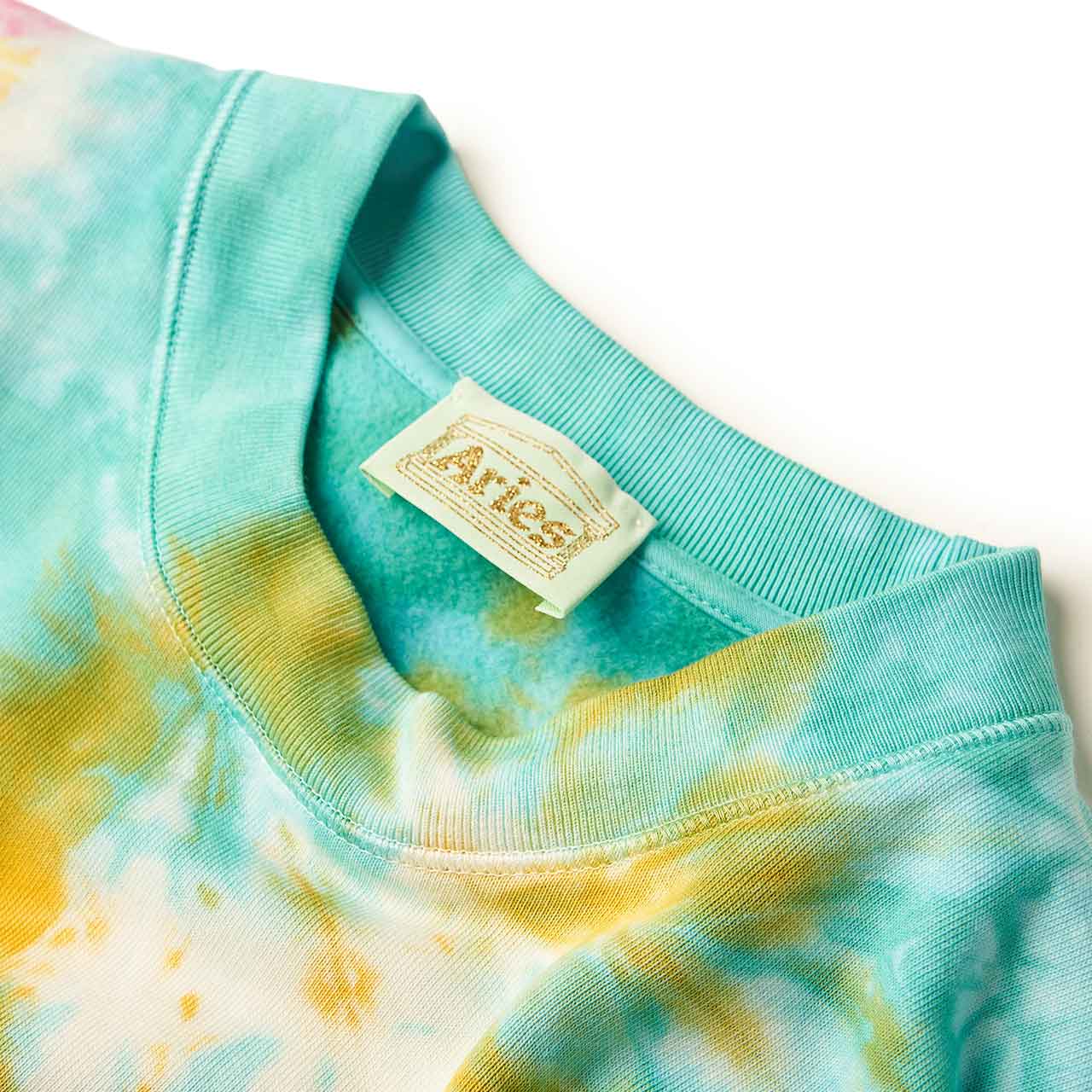 aries no problemo tie dye sweatshirt (multi) - sqar20004 - a.plus - Image - 5