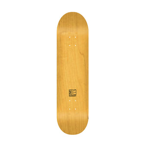 rassvet logo space wooden skatedeck (gelb)