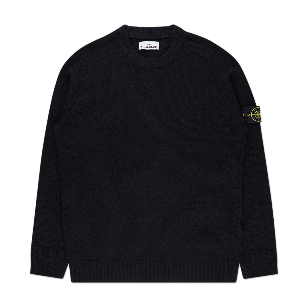 stone island knitted sweatshirt (black)
