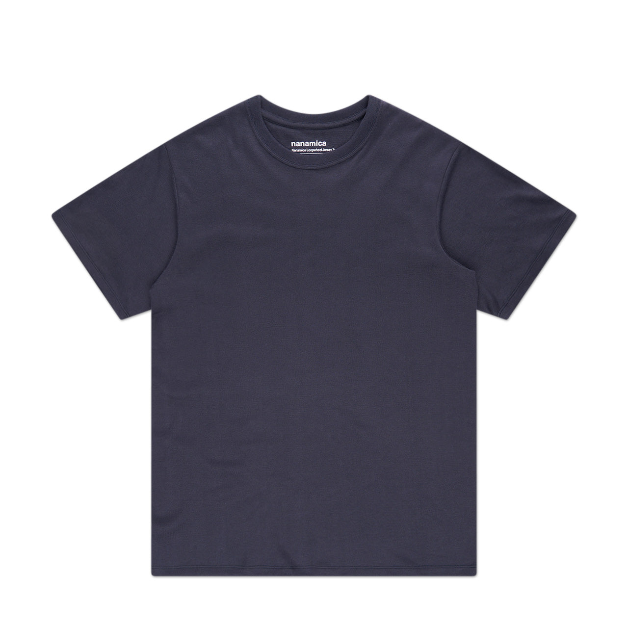 nanamica loopwheel jersey t-shirt (marineblau)