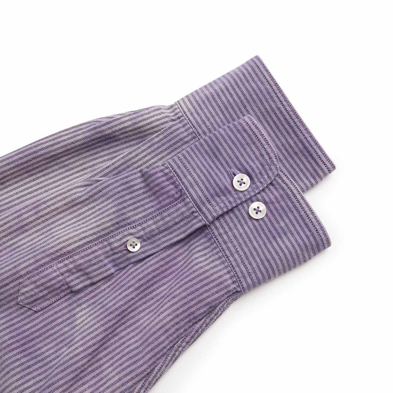 aries od oxford stripe shirt (purple)