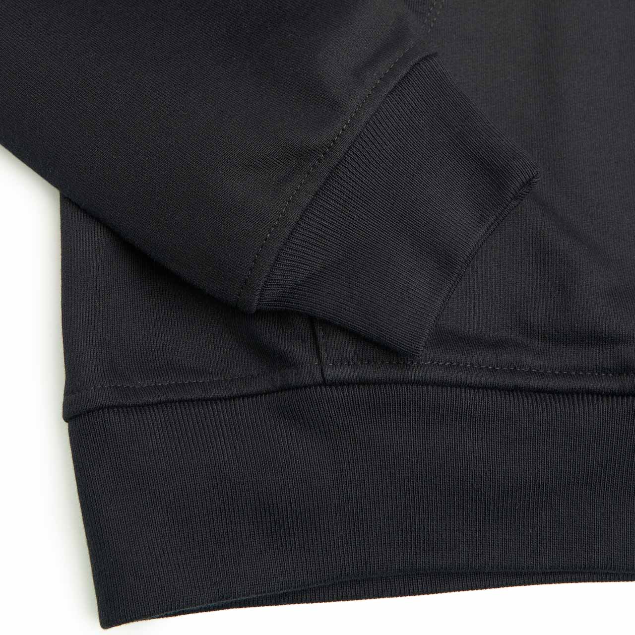 rassvet logo zip hoodie (schwarz)