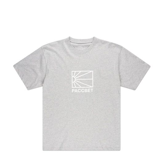 rassvet t-shirt mit großem logo (grau melange)