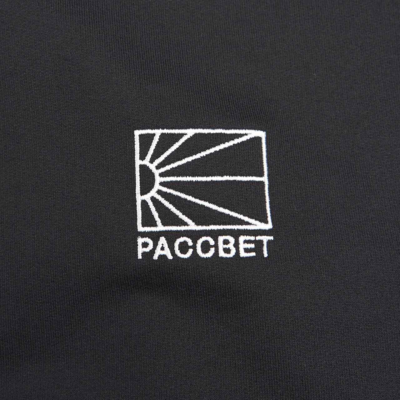 rassvet logo zip hoodie (black)