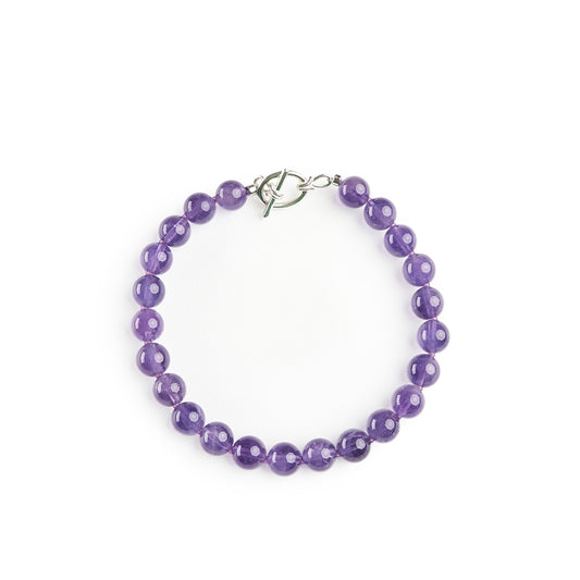 needles amethyst bracelet (purple)