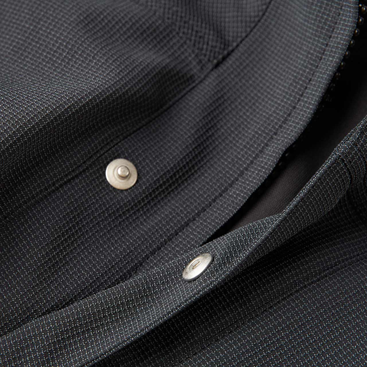 affix works affix works dual collar coat (field grey)