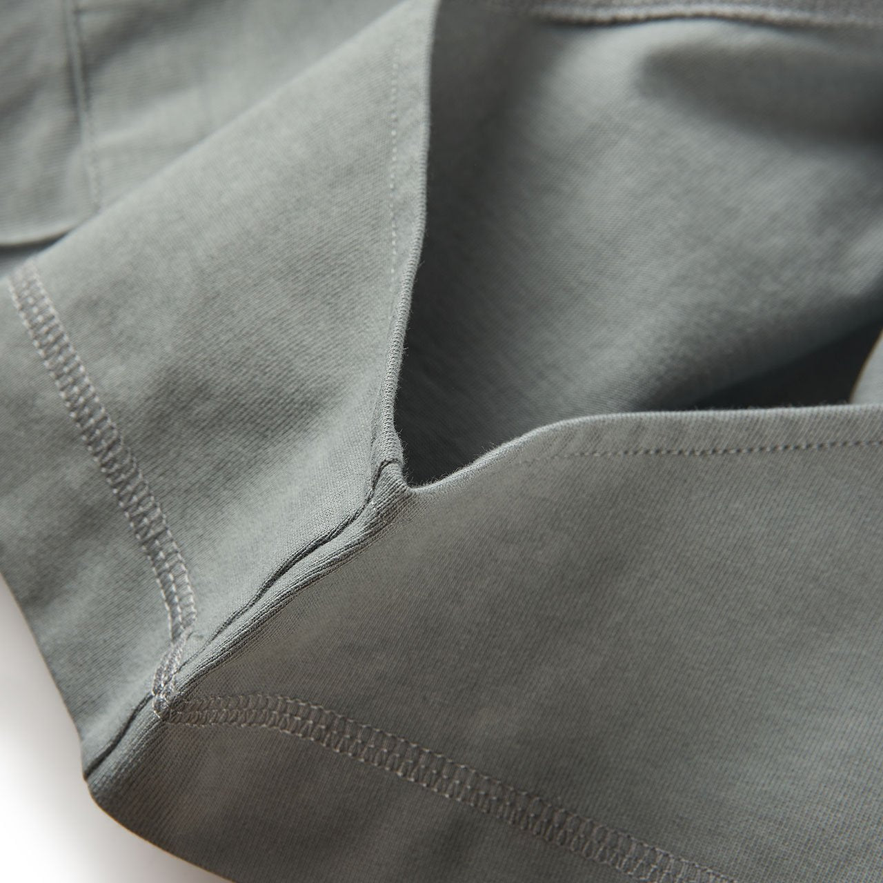 affix works affix works dual sleeve s/s t-shirt (silver grey)