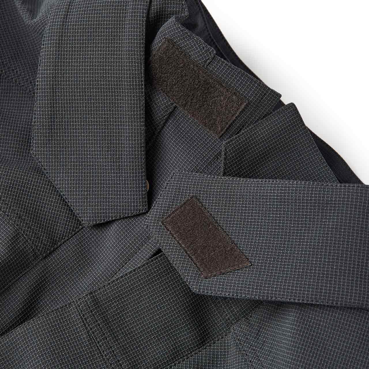 affix works affix works dual collar coat (field grey)